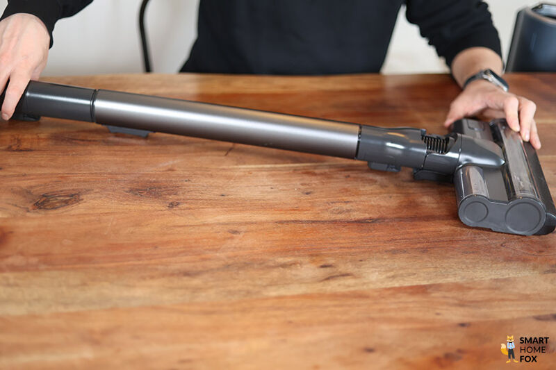 Saugrohr ganz ausgefahren